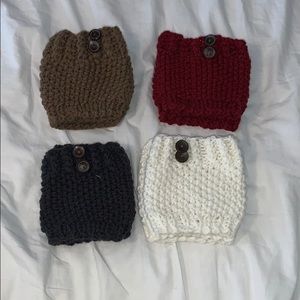 knitted boot cuffs